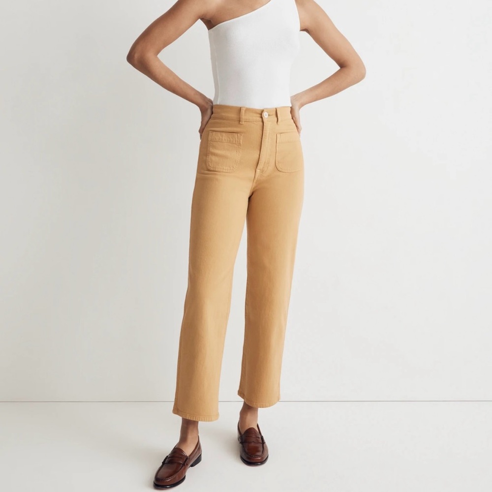 Madewell Emmett 2.0 Wide-Leg Crop Pants